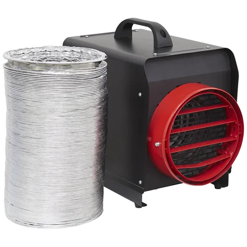 Sealey DEH5001 Industrial Fan Heater with 6m Ducting - 3 Phase