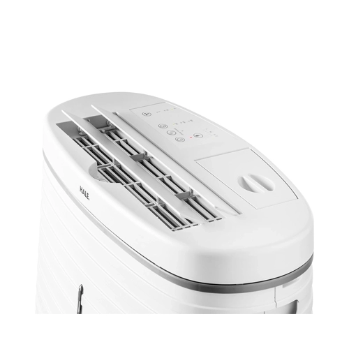 Prem-I-Air 1800 ml/hr commercial humidifier shown next to 183cm scale silhouette
Front view of Prem-I-Air 1800 ml/hr commercial humidifier
Side view of Prem-I-Air 1800 ml/hr commercial humidifier with carry handles
Control panel and vent detail of Prem-I-Air 1800 ml/hr commercial humidifier
Rear view of Prem-I-Air 1800 ml/hr commercial humidifier with air vents
Prem-I-Air 1800 ml/hr commercial humidifier in modern office or living space