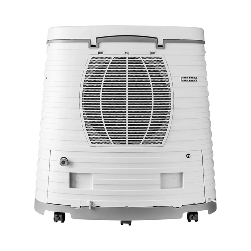 Prem-I-Air 1800 ml/hr commercial humidifier shown next to 183cm scale silhouette
Front view of Prem-I-Air 1800 ml/hr commercial humidifier
Side view of Prem-I-Air 1800 ml/hr commercial humidifier with carry handles
Control panel and vent detail of Prem-I-Air 1800 ml/hr commercial humidifier
Rear view of Prem-I-Air 1800 ml/hr commercial humidifier with air vents
Prem-I-Air 1800 ml/hr commercial humidifier in modern office or living space