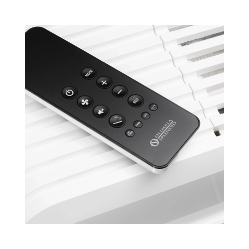 Olimpia Splendid Unico Pro Inverter 30 HP EVA air conditioner shown next to 183cm scale silhouette
Olimpia Splendid Unico Pro Inverter 30 HP EVA air conditioner installed in modern living room
Olimpia Splendid Unico Pro Inverter 30 HP EVA air conditioner wall-mounted in bedroom setting
Close-up of front vent detail on Olimpia Splendid Unico Pro 30 HP EVA air conditioner
Remote control supplied with Olimpia Splendid Unico Pro Inverter 30 HP EVA air conditioner
Side view of Olimpia Splendid Unico Pro Inverter 30 HP EVA air conditioner